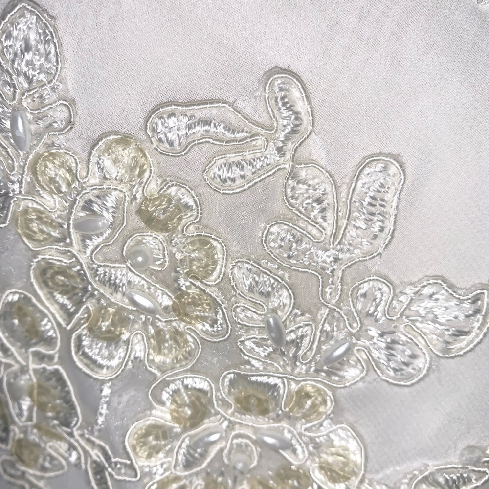 Linea Donnatella nightgown Ivory floral embroidery Large - Picture 8 of 12